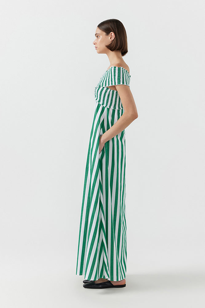 Color: green-stripe
